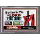 WHOSOEVER BELIEVETH ON HIM SHALL NOT BE ASHAMED  Contemporary Christian Wall Art  GWANCHOR9917  