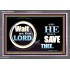 WAIT ON THE LORD AND HE SHALL SAVED THEE  Contemporary Christian Wall Art Acrylic Frame  GWANCHOR9920  "33X25"