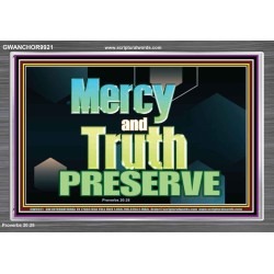 MERCY AND TRUTH PRESERVE  Christian Paintings  GWANCHOR9921  "33X25"