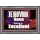 JEHOVAH NAME ALONE IS EXCELLENT  Christian Paintings  GWANCHOR9961  