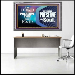 THY SOUL IS PRESERVED FROM ALL EVIL  Wall Décor  GWANCHOR10087  "33X25"