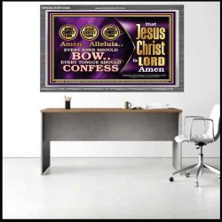 JESUS CHRIST IS LORD EVERY KNEE SHOULD BOW  Custom Wall Scripture Art  GWANCHOR10300  "33X25"