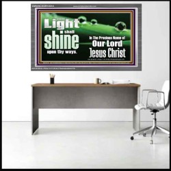 THE LIGHT SHINE UPON THEE  Custom Wall Décor  GWANCHOR10314  "33X25"