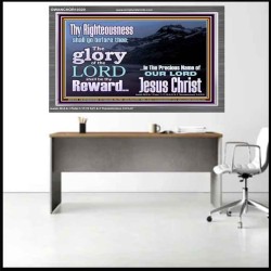 THE GLORY OF THE LORD WILL BE UPON YOU  Custom Inspiration Scriptural Art Acrylic Frame  GWANCHOR10320  "33X25"