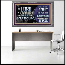 THE LORD GOD ALMIGHTY GREAT IN POWER  Sanctuary Wall Acrylic Frame  GWANCHOR10379  "33X25"