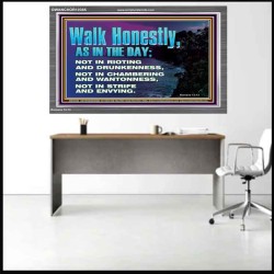 WALK HONESTLY ALL THE TIME  Eternal Power Picture  GWANCHOR10385  "33X25"