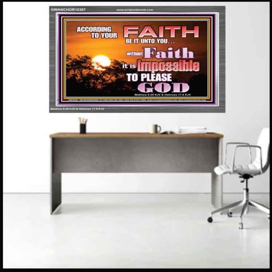 ACCORDING TO YOUR FAITH BE IT UNTO YOU  Children Room  GWANCHOR10387  