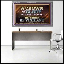 CROWN OF GLORY FOR OVERCOMERS  Scriptures Décor Wall Art  GWANCHOR10440  "33X25"