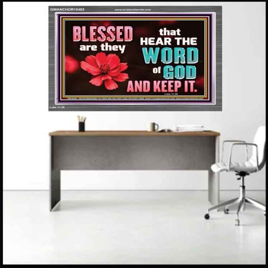 BE DOERS AND NOT HEARER OF THE WORD OF GOD  Bible Verses Wall Art  GWANCHOR10483  