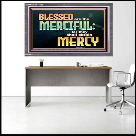THE MERCIFUL SHALL OBTAIN MERCY  Religious Art  GWANCHOR10484  