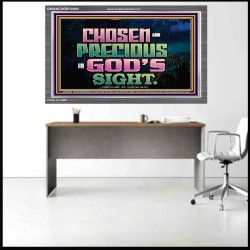 CHOSEN AND PRECIOUS IN THE SIGHT OF GOD  Modern Christian Wall Décor Acrylic Frame  GWANCHOR10494  "33X25"