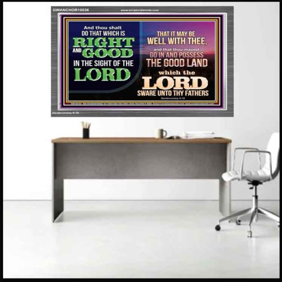 THAT IT MAY BE WELL WITH THEE  Contemporary Christian Wall Art  GWANCHOR10536  