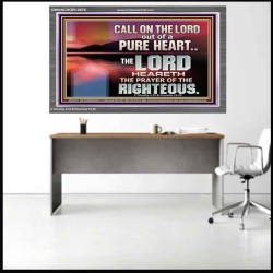 CALL ON THE LORD OUT OF A PURE HEART  Scriptural Décor  GWANCHOR10576  "33X25"