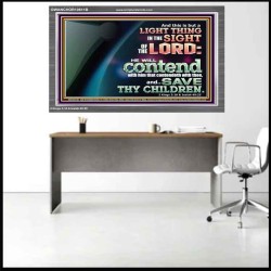 LIGHT THING IN THE SIGHT OF THE LORD  Unique Scriptural ArtWork  GWANCHOR10611B  "33X25"