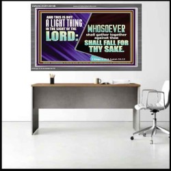 YOU WILL DEFEAT THOSE WHO ATTACK YOU  Custom Inspiration Scriptural Art Acrylic Frame  GWANCHOR10615B  