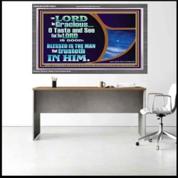 BLESSED IS THE MAN THAT TRUSTETH IN THE LORD  Scripture Wall Art  GWANCHOR10641  "33X25"