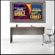 A GIVEN GRACE ACCORDING TO THE MEASURE OF THE GIFT OF CHRIST  Children Room Wall Acrylic Frame  GWANCHOR10669  