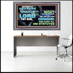 DILIGENTLY HEARKEN TO THE VOICE OF THE LORD THY GOD  Children Room  GWANCHOR10717  "33X25"