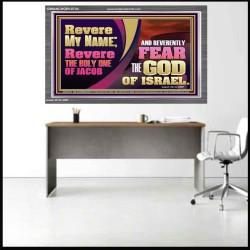 REVERE MY NAME AND REVERENTLY FEAR THE GOD OF ISRAEL  Scriptures Décor Wall Art  GWANCHOR10734  