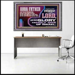 ABBA FATHER SHALL SCATTER ALL OUR ENEMIES AND WE SHALL REJOICE IN THE LORD  Bible Verses Acrylic Frame  GWANCHOR10740  