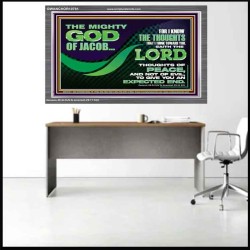 FOR I KNOW THE THOUGHTS THAT I THINK TOWARD YOU  Christian Wall Art Wall Art  GWANCHOR10781  "33X25"