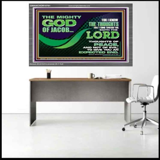 FOR I KNOW THE THOUGHTS THAT I THINK TOWARD YOU  Christian Wall Art Wall Art  GWANCHOR10781  