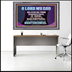 DELIVER ME FROM BLOODGUILTINESS  Religious Wall Art   GWANCHOR11741  "33X25"