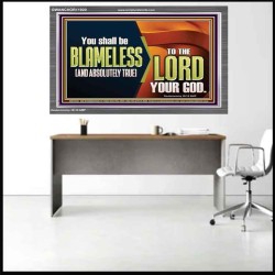BE ABSOLUTELY TRUE TO THE LORD OUR GOD  Children Room Acrylic Frame  GWANCHOR11920  "33X25"