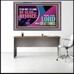 THE LORD WILL DO GREAT THINGS  Eternal Power Acrylic Frame  GWANCHOR12031  "33X25"