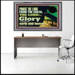 PRAISE THE LORD FROM THE EARTH  Children Room Wall Acrylic Frame  GWANCHOR12033  "33X25"