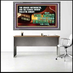 THE WORD OF THE LORD ENDURETH FOR EVER  Sanctuary Wall Acrylic Frame  GWANCHOR12434  "33X25"