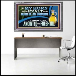 ANOINTED WITH FRESH OIL  Large Scripture Wall Art  GWANCHOR12590  