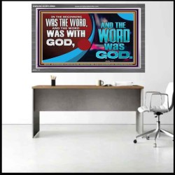THE WORD OF LIFE THE FOUNDATION OF HEAVEN AND THE EARTH  Ultimate Inspirational Wall Art Picture  GWANCHOR12984  "33X25"