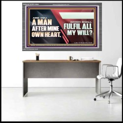 ARE YOU A MAN AFTER MINE OWN HEART  Children Room Wall Acrylic Frame  GWANCHOR13064  