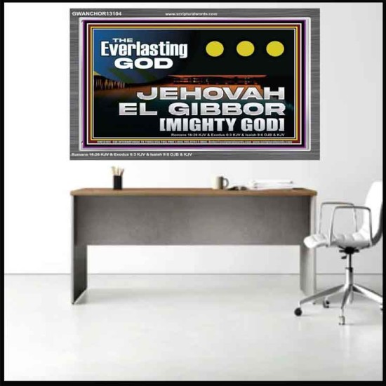 EVERLASTING GOD JEHOVAH EL GIBBOR MIGHTY GOD   Biblical Paintings  GWANCHOR13104  