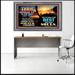 STAND YE IN THE WAYS OF JESUS CHRIST  Eternal Power Picture  GWANCHOR9560  "33X25"