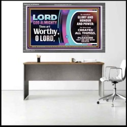 LORD GOD ALMIGHTY HOSANNA IN THE HIGHEST  Contemporary Christian Wall Art Acrylic Frame  GWANCHOR9925  "33X25"