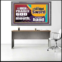 A TWO EDGED SWORD  Contemporary Christian Wall Art Acrylic Frame  GWANCHOR9965  "33X25"