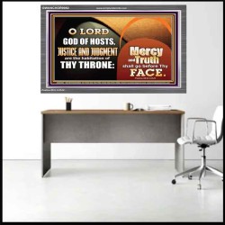 MERCY AND TRUTH SHALL GO BEFORE THEE O LORD OF HOSTS  Christian Wall Art  GWANCHOR9982  "33X25"