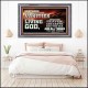 TURN FROM THESE VANITIES TO THE LIVING GOD JEHOVAH  Unique Scriptural Acrylic Frame  GWANCHOR10363  