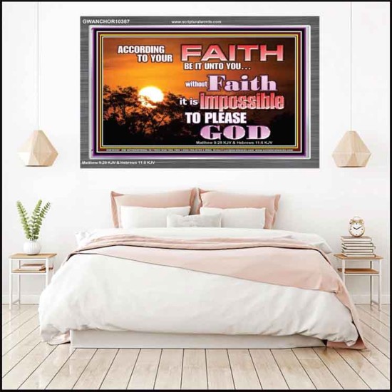 ACCORDING TO YOUR FAITH BE IT UNTO YOU  Children Room  GWANCHOR10387  