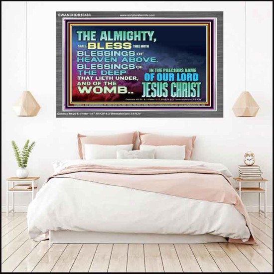 DO YOU WANT BLESSINGS OF THE DEEP  Christian Quote Acrylic Frame  GWANCHOR10463  