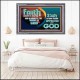 FAITH COMES BY HEARING THE WORD OF CHRIST  Christian Quote Acrylic Frame  GWANCHOR10558  