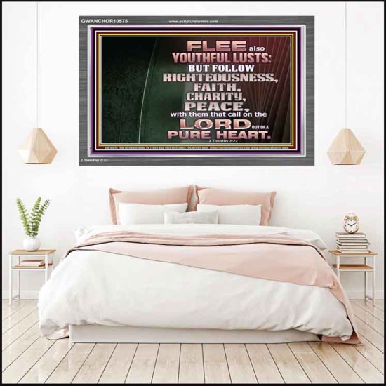 FOLLOW RIGHTEOUSNESS  Scriptural Wall Art  GWANCHOR10575  