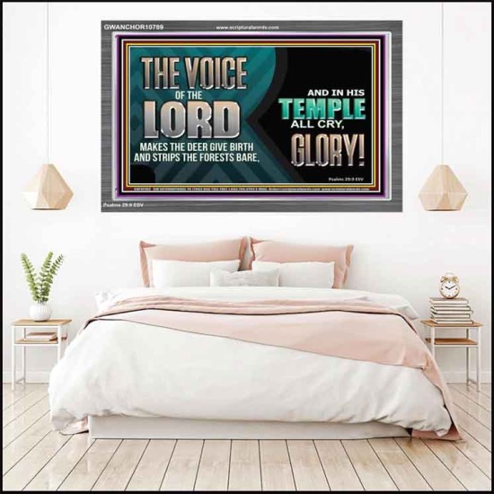 THE VOICE OF THE LORD MAKES THE DEER GIVE BIRTH  Art & Wall Décor  GWANCHOR10789  