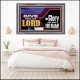 GIVE UNTO THE LORD GLORY DUE UNTO HIS NAME  Ultimate Inspirational Wall Art Acrylic Frame  GWANCHOR11752  