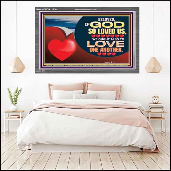 BELOVED IF GOD SO LOVED US  Custom Biblical Paintings  GWANCHOR12130  