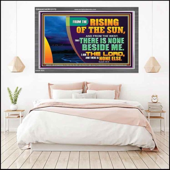 I AM THE LORD THERE IS NONE ELSE  Printable Bible Verses to Acrylic Frame  GWANCHOR12172  