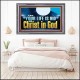 LET YOUR LIFE IS HID WITH CHRIST IN GOD  Church Office Acrylic Frame  GWANCHOR13072  