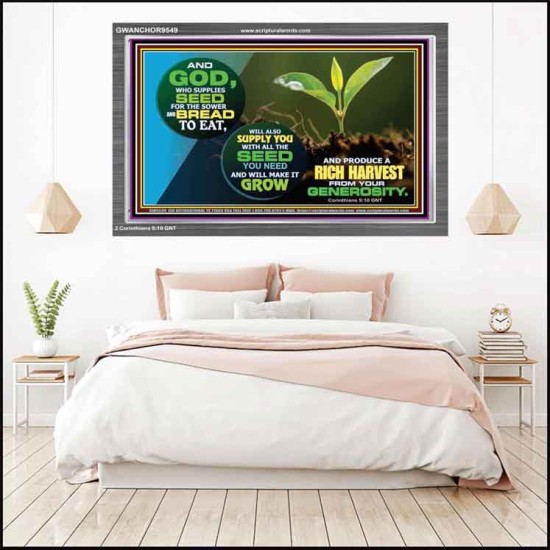 THE GREAT PROVIDER JEHOVAH JIREH  Unique Scriptural Acrylic Frame  GWANCHOR9549  